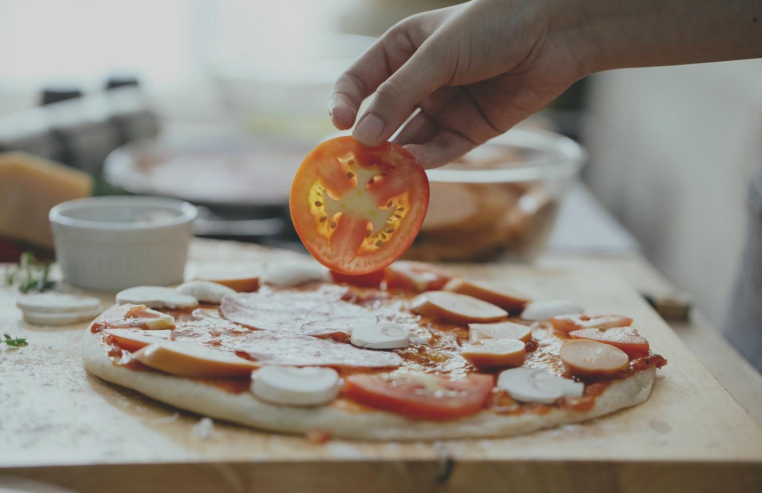 Creative food plating example from BrainShell's collection